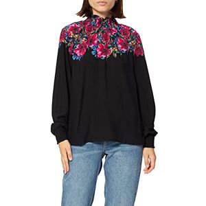 Desigual Women's Blus_Petunia Blouse, Black, X-Small