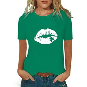 PRiME Limited Time Deals Plus Size Coronation T Shirt St Patricks Day Tshirts St Patricks Day Table Cloth Lady Long Sleeve Top Fitted T Shirt Shamrock Temporary Tattoo Under 5 Pounds Clearance White