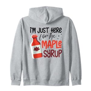 Maple Syrup Clothing Maple Syrup Maple Tree Tapping Zip Hoodie
