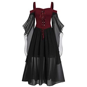 Trailrest Halloween Costume Dog Spider Dresses Women's Festive Elegant Wedding Cosplay Costume Corset Medieval Costume Women's Elegant 2-Piece Summer Cocktail Dress Women's Elegant for Wedding Calf Length