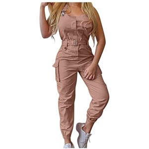 Underwear Valentine Lingerie Valentine Women's Adjustable Back Strap Jumpsuits Spring Sale Fashion Sleeveless Eyelet Solid Color Suspender Design Pocket Dungaree Baggy Stretchy Romper Summer Beach Boho Overall for Holiday Travel Essentials