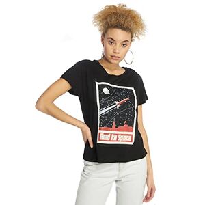 Mister Tee Damen Road to Space Box Tee T-Shirt, Black, XS