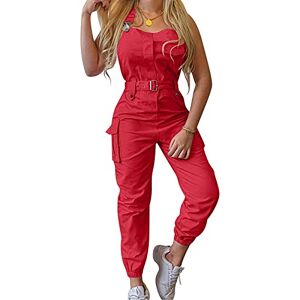Warehouse Deals Clearance Returns SDERG Cargo Trousers Women Goth Long Oversize Sale Clearance Ladies Pyjamas and Dressing Gown Sets Jumpsuit Sleeveless Overall Cotton Rompers Trousers for Women Uk Mothers Day Gifts