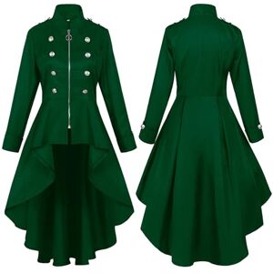 Gefomuofe Women's Tuxedo Trench Coat Victorian Ball Gown Renaissance Dress Madame de Pompadour Rococo Costume Medieval Halloween Costume