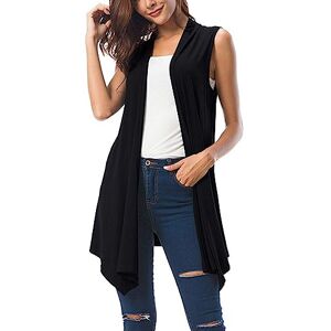 Cover Up Cardigans for Women UK Ladies Jackets Chiffon Solid Cardigan Ladies Summer Cardigans UK Waterfall Cardigans White Tops Plus Size Kimono Cardigan Women Sleeveless Cardigan