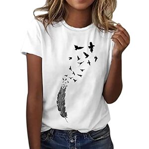 PRiME Tank Tops for Women, Women Sunflower Summer T Shirt Plus Size Loose Blouse Tops Girl Short Sleeve Graphic Casual Tees Handstand Shirt Long Sleeve Short Sleeve Cardigans for Women UK Tshirts