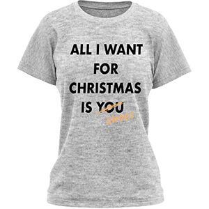 Love My Fashions&#174; Women's Christmas T-Shirt Snow Man Santa Multi Print Casual Cotton Short Sleeve Crew Neck Regular Fit Xmas Top Autumn-Winter