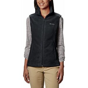 Columbia Women's Benton Springs Vest Fleece Gilet Vest, BLACK, Size XS