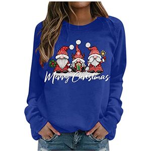 JISUXIAB Christmas Print Jumpers Sweatshirts for Women Ladies UK Dress Oversized Autumn Winter Long Sleeve Crewneck Plus Size Hoodies Tops Casual Loose Pullover