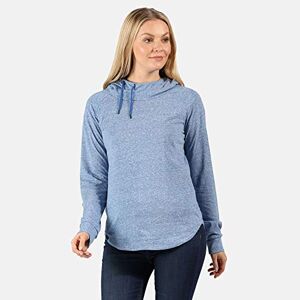 Regatta Women Merindah' Cotton Overhead Hooded Top T-Shirts/Polos/Vests - Strong Blue, Size 8
