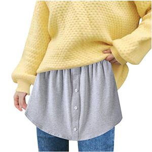 Générique Plus Extender Skirt Print Size Slip Slip Layered Half Stripe for Women Skirt Skirt Red And, grey, XXL
