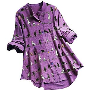 Christmas Baubles Lady-fit Valueweight V-Neck Shoulder Batwing Sleeve Baggy Crewneck Solid Color Style Womens Tunic Tops Womens Summer Tops Plus Size Ladies Vest Tops Size 20 Tee Shirts for Women UK Funny Purple