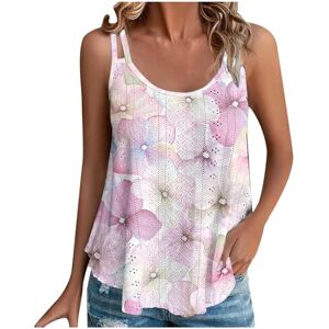 2024 Sale Clearance Women Vest T-Shirt luoluoluo Ladies Cami Camisole UK Clearance, Summer Tank Tops for Women Sleeveless Casual Wear Top Spaghetti Strap Camisole Longine Shirts Vintage Undershirt Stretchy Tank Tops Club Streetwear S-3XL