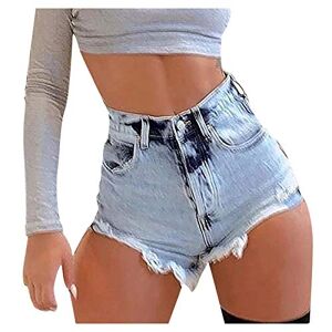 Janly Clearance Sale Womens Pants, Women Summer Pants Sexy Jeans High Waist Slim Hole Shorts Pants for Summer Holiday