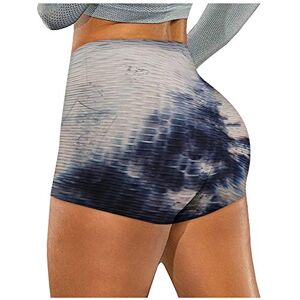 Janly Clearance Sale Womens Legging, Women Wrinkled Tie-dye Pockets Stretch Running Fitness Yoga Pants Biker Shorts for Summer Holiday