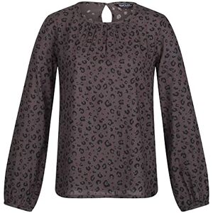 Regatta Womens/Ladies Hadria Animal Print Blouse (20 UK) (Black)