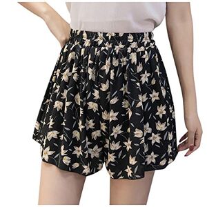 Janly Clearance Sale Womens Jeans Pants, Fashion Lady Large Size Casual Loose Printing Short Pants Chiffon Skirts Summer for Summer Holiday