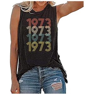 Womens Tops 230512hhxdxuk76256 Womens Summer Tops Multipack Ladies Casual Tops Vintage 1973 T Shirt Women Retro England Shirt 1973 T Shirt Women Crew Neck T Shirt Women Tops Short Sleeve Floral Blouse Black