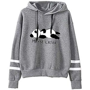 Short Sleeve Tops For Women Uk Skang Ladies Tunic Tops Pullover Women Sleeve Hoodie Hooded Bear Fashion Long Hoodies Letter Women's Blouse Shirts for Women with Sleeves Grey