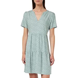 Bestseller A/s ONLY Women's ONLZALLY Life S/S THEA Dress NOOS PTM, Chinois Green/AOP:White Leafs, M