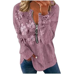 Women's Blouses & Shirts,Womens Tops Size 20 Ladies White Blouse Bohemian Tops Long Sleeve Tops Women White Blouses Halter Neck Top Short Sleeve Blouses Womens Tops Size 16 Women's Linen Tops(Pink,L)