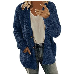 Plus Size Tops 0713a5 FunAloe Jackets For Women Uk Fleece Jacket Cardigan Women Fall And Winter Casual Fleece Jumper Jacket Plus Size Top Warm Jacket With Pockets Clearance