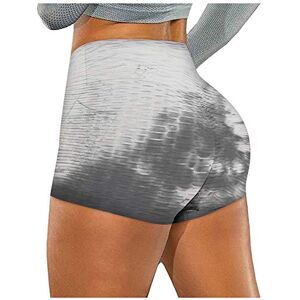 Janly Clearance Sale Womens Legging, Women Wrinkled Tie-dye Pockets Stretch Running Fitness Yoga Pants Biker Shorts for Summer Holiday