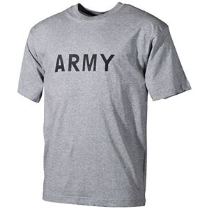 Mil-Tec MFH Men's T-Shirt Grey with Army Print Size L