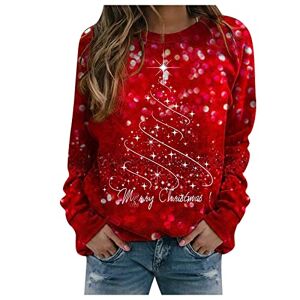 Bunny Hoodie Naughty Ladies Christmas Jumpers Women Sweatshirt Merry Christmas Round Collar Long Sleeve Print Easy Pullover Blouse Plus Size Hoodies for Women 22-24 Clearance