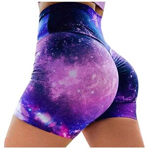 Janly Clearance Sale Womens Playsuit, Women's Fashion Printing Hip Lifting Fitness Casual Shorts Yoga Pants for Summer Holiday