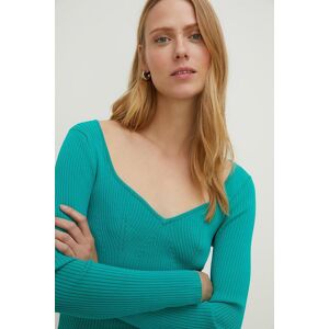 Oasis Corset Detail Rib Detail Jumper Bright Green XS,L,S,M female