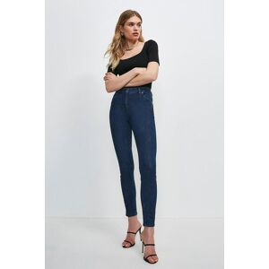 KarenMillen Mid Rise Skinny Jeans