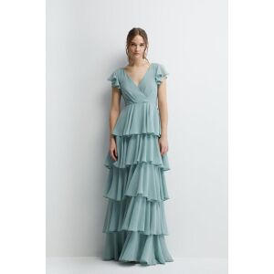 Coast Tiered Skirt Bridesmaids Maxi Dress