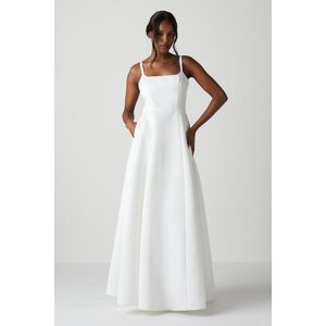 Coast Structured Satin Corset Full Skirt Wedding Dress