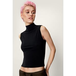 NastyGal Recycled Funnel Neck Sleeveless Top