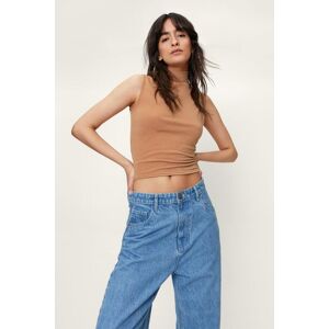 NastyGal Recycled Funnel Neck Sleeveless Top