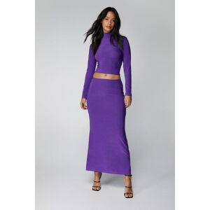 NastyGal Slinky Maxi Skirt