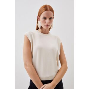 KarenMillen Viscose Blend Knit Top