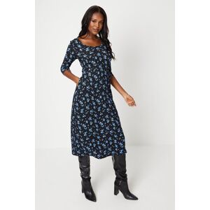 Dorothy Perkins Ditsy Scoop Neck Midi Dress