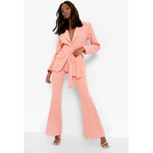 boohoo Tailored Fit & Flare Trousers