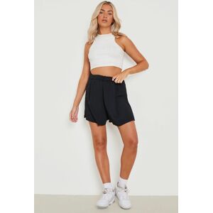 boohoo Basic High Waist Shorts