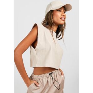 boohoo Cap Sleeve Loose Crop Top