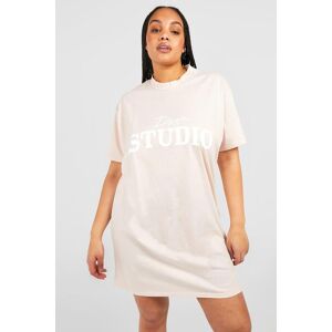 boohoo Plus Design Studio T-shirt Dress