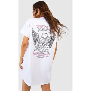 boohoo Wild West Oversized T-shirt Dress