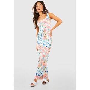 boohoo Floral Scoop Neck Maxi Dress