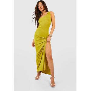 boohoo Asymmetric Split Maxi Dress