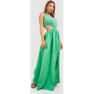 boohoo One Shoulder Cut Out Maxi Dress