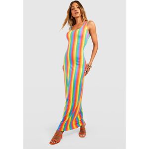 boohoo Stripe Maxi Dress