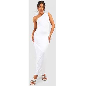 boohoo Petite Basic One Shoulder Maxi Dress