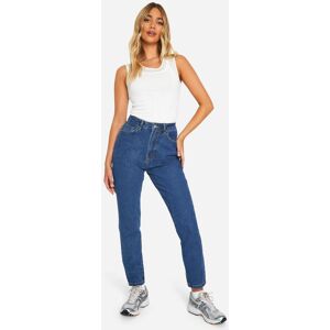 boohoo Basics High Waisted Mom Jeans